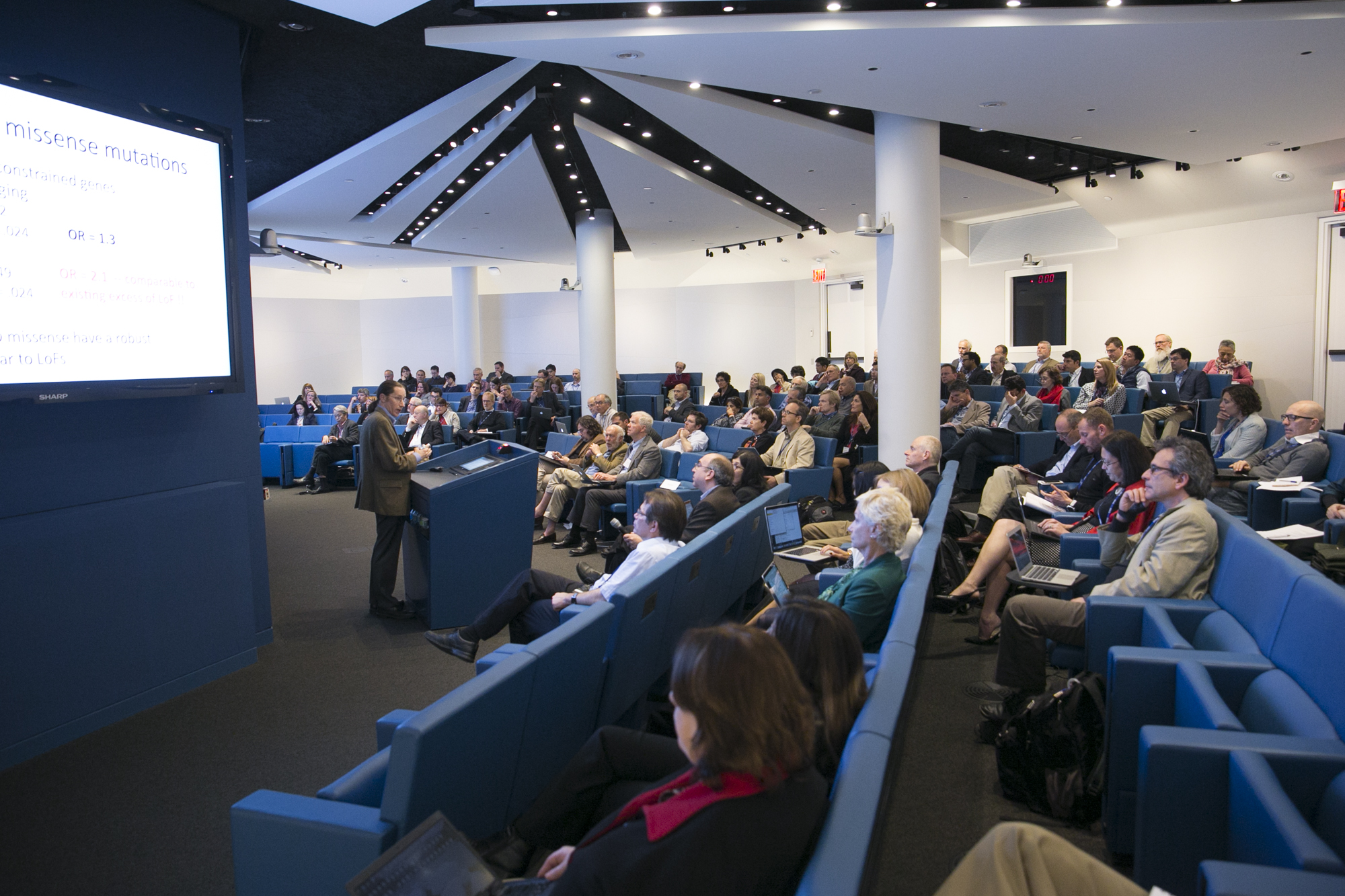 Lecture hall of people