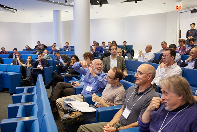 People sitting in lecture hall