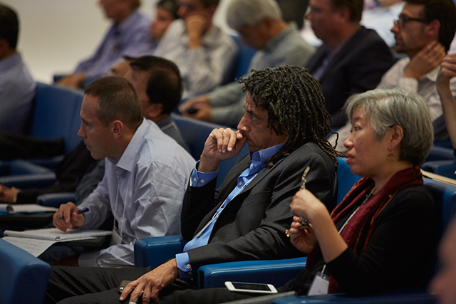 People sitting in a lecture hall