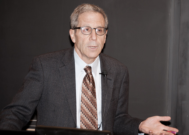 Prof. Eric S. Maskin speaking at 