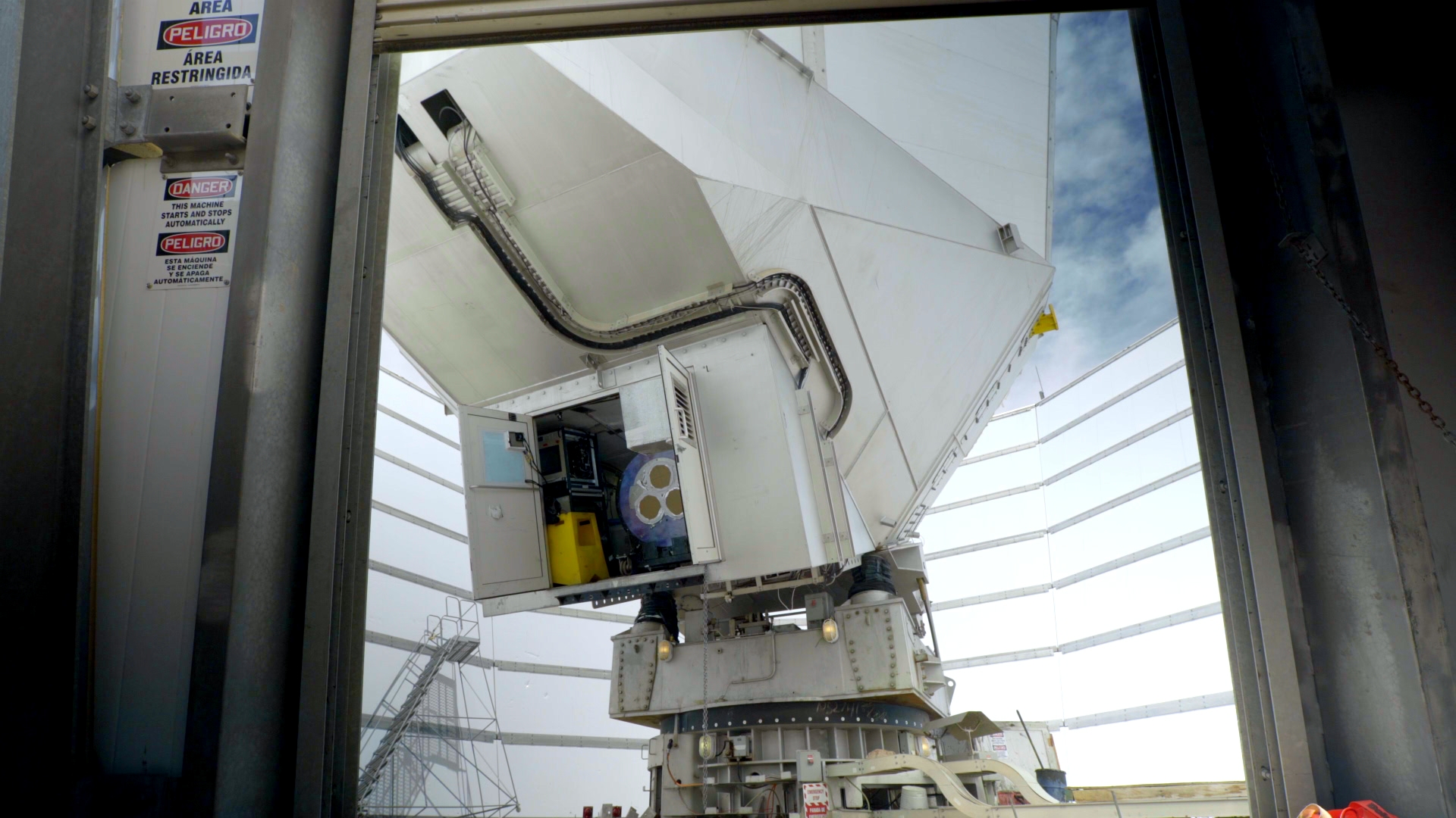 Simons Observatory doors open