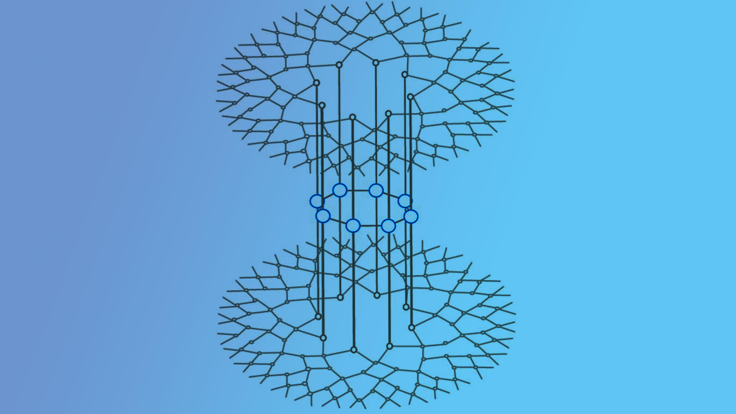 Digital image of many electron problem