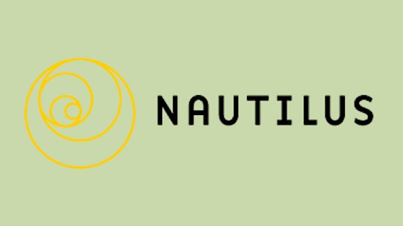 Nautilus logo on light green background