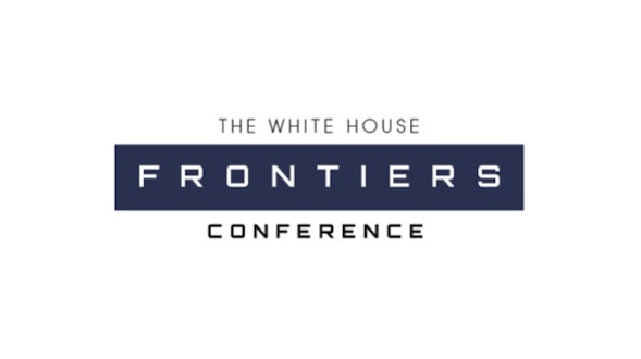 The White House Frontiers Conference logo