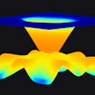 Colorful digital illustration of quantum materials