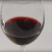 Red wine in a glass