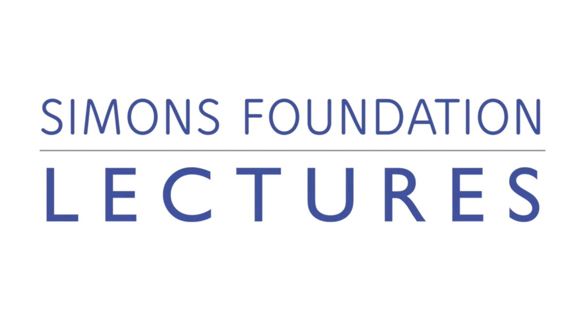 Image that says Simons Foundation Lectures