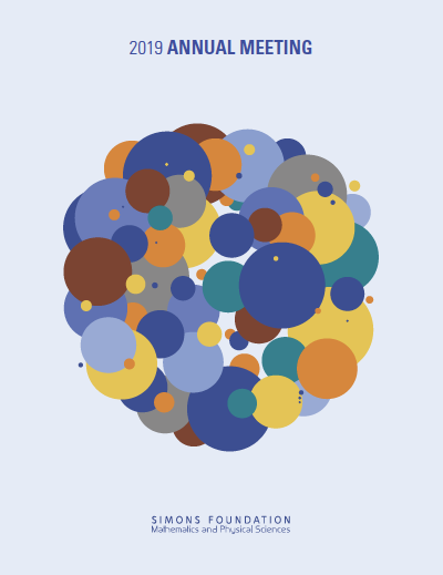 Cover of Simons Foundation Mathematics and Physical Sciences 2019 Annual Meeting cover