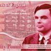 banknote showing Turing