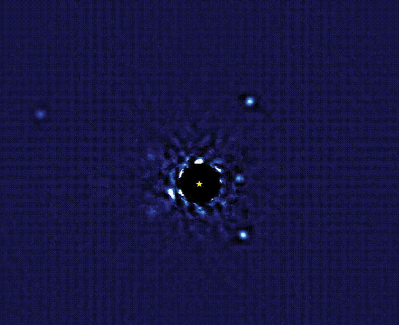 Image of direct imaging of exoplanets