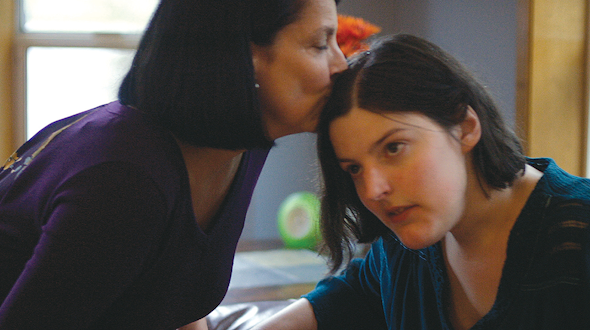 Image of SPARK participant and mother.