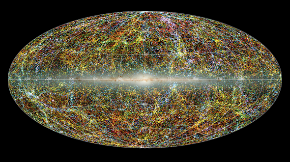 Infrared image of nearby galaxies