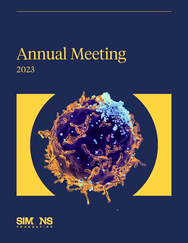 2023 Mathematics and Physical Sciences Annual Meeting booklet cover