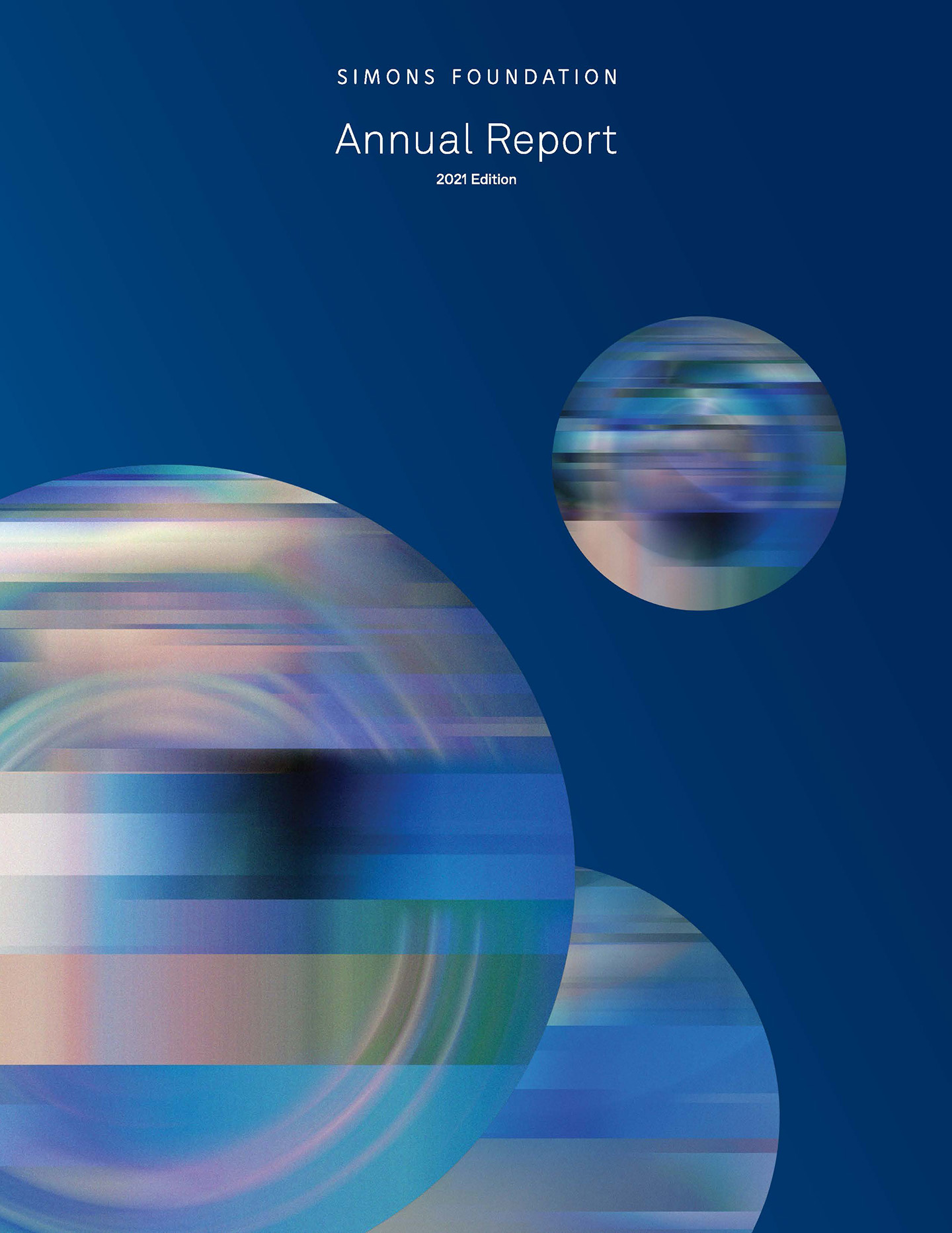 A logo for the Simons Foundation Annual Reports.