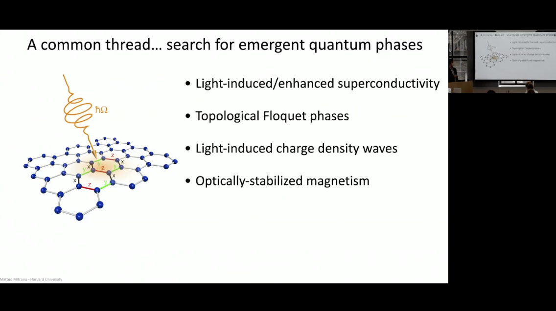 Matteo Mitrano: Witnessing Many-body Entanglement In Light-driven ...