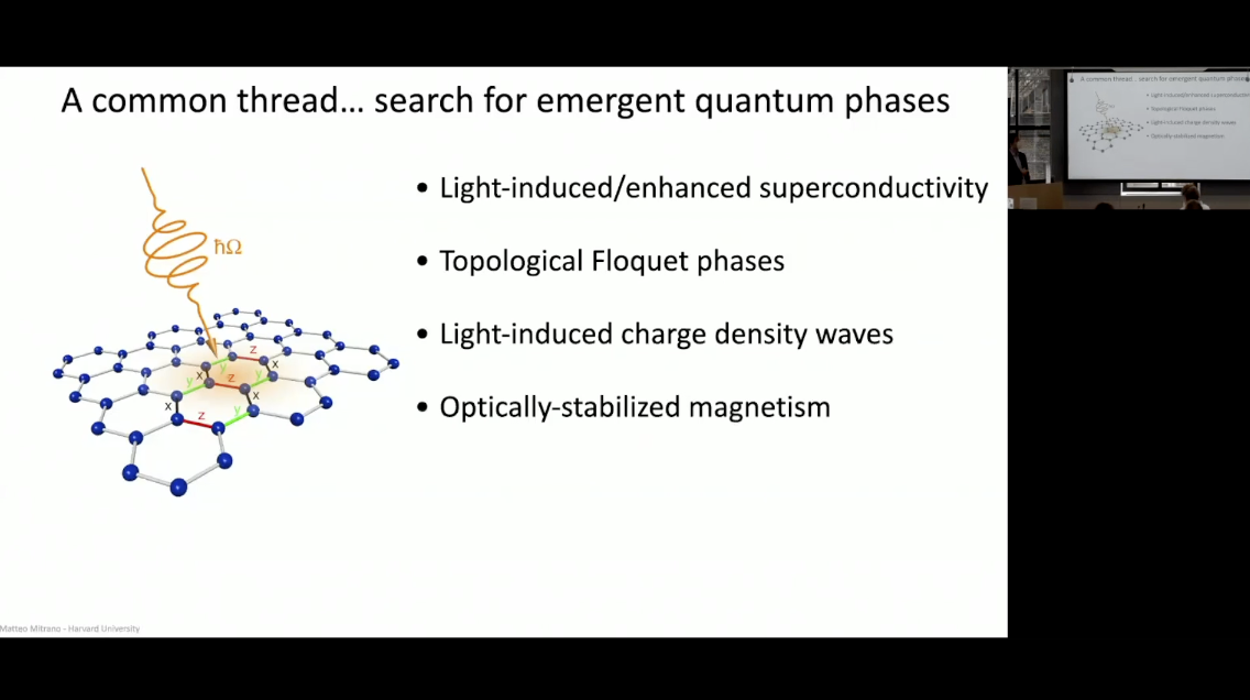 Matteo Mitrano: Witnessing many-body entanglement in light-driven ...