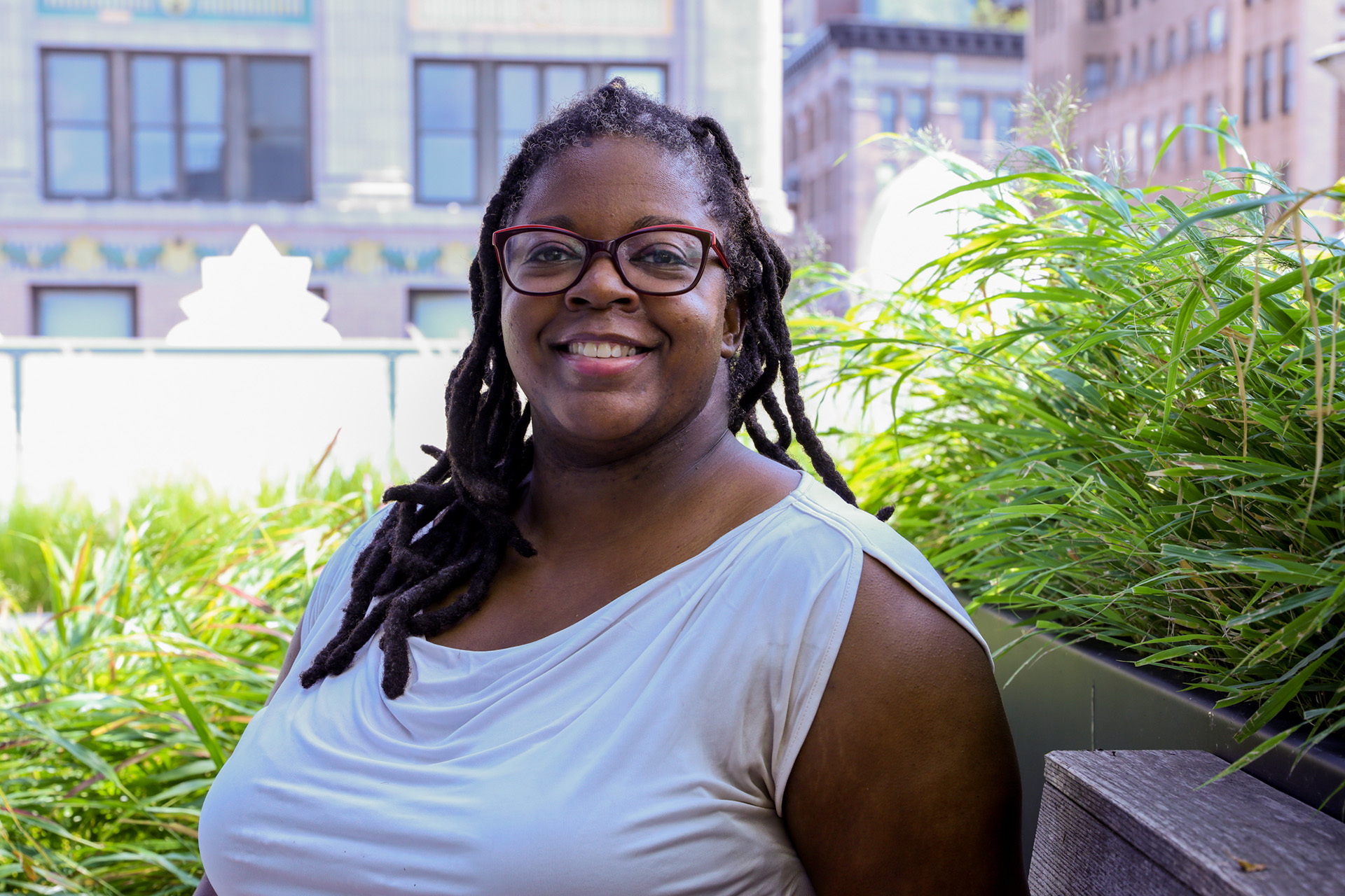 A portrait photograph of LaToya Anderson.