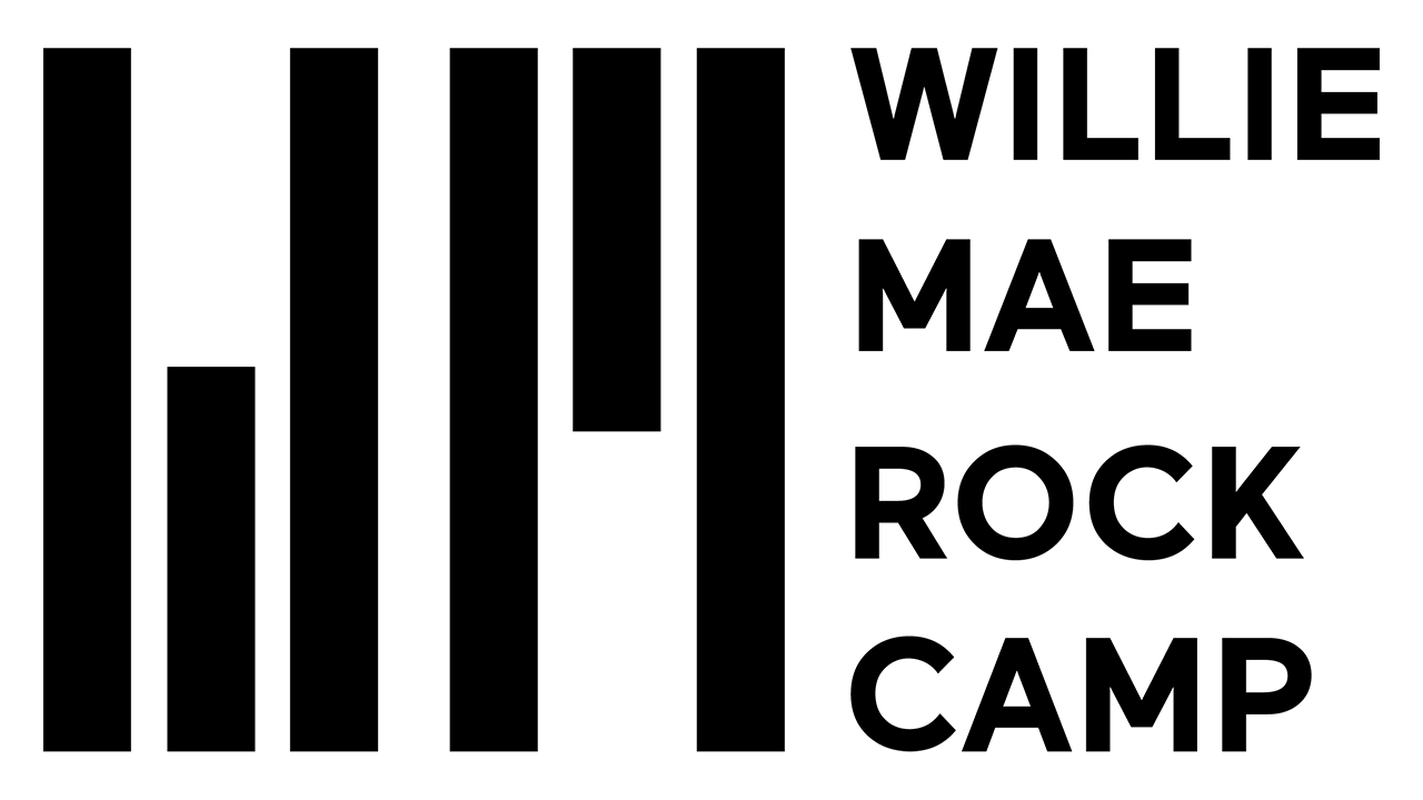 6 black lines on the left and words 