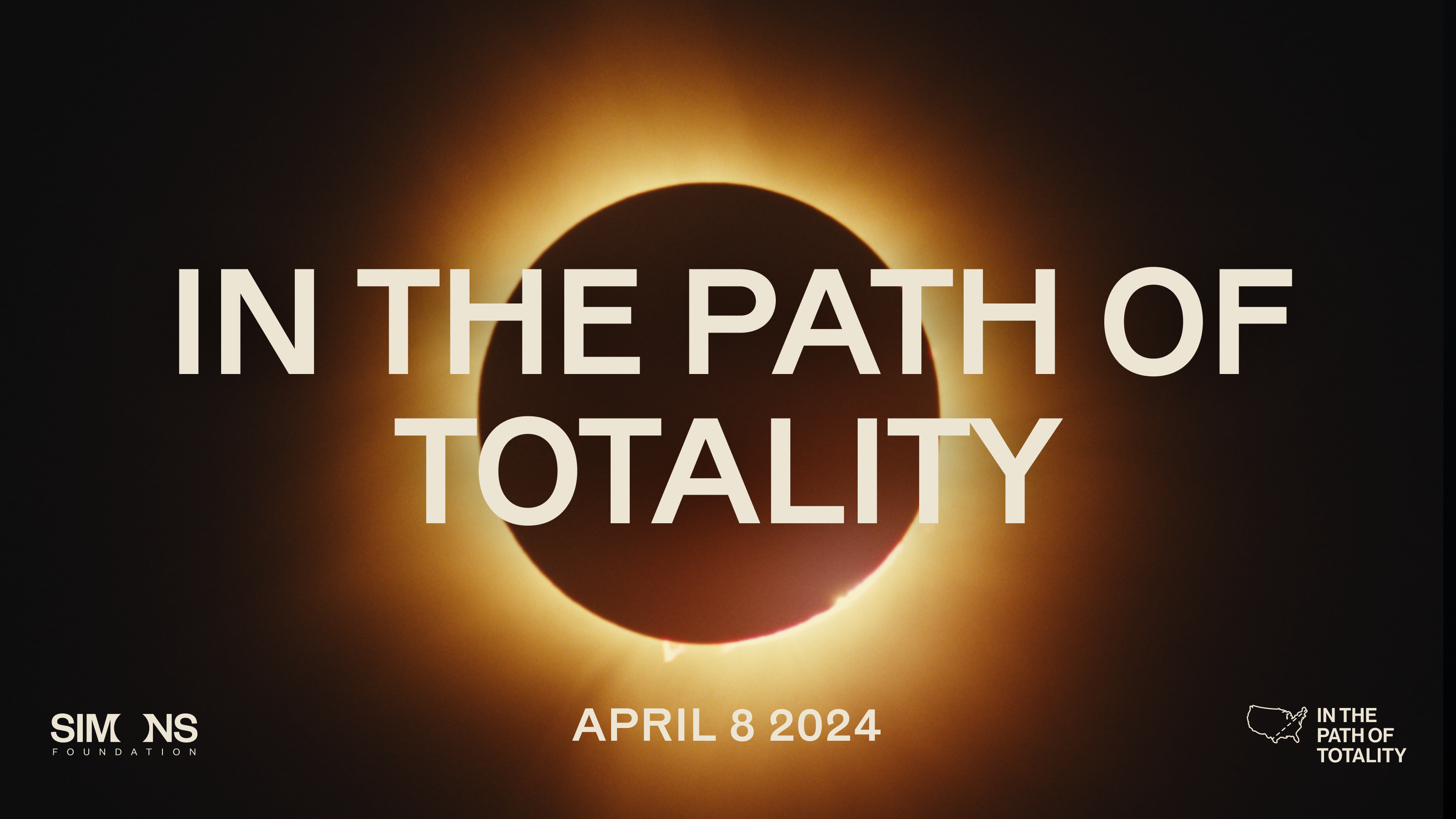 eclipse with in the path of totality on top of it