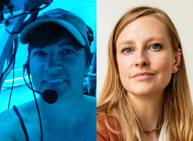 Edie Widder and Jessica Harrop