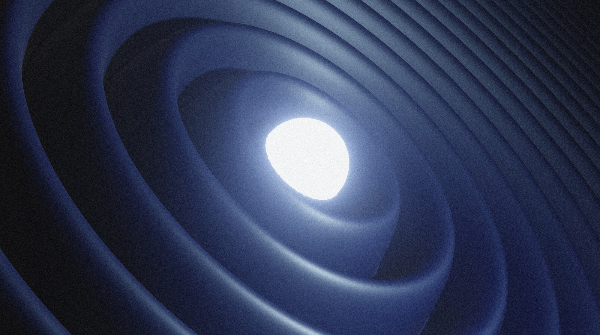 Artistic representation of gravitational waves