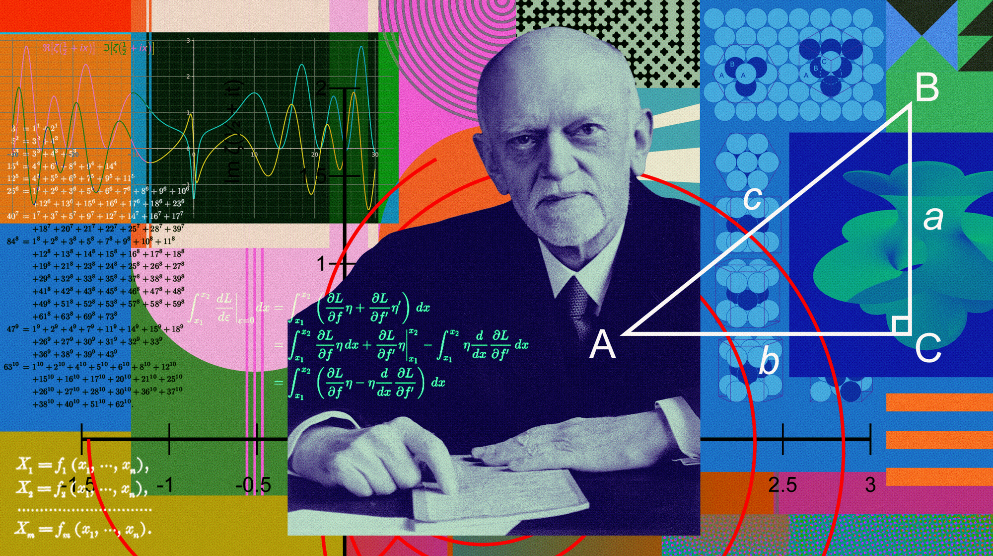 A portrait of David Hilbert