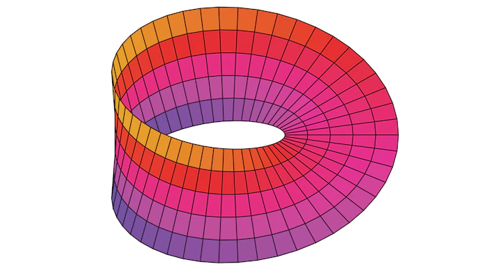 Illustration of a Möbius strip