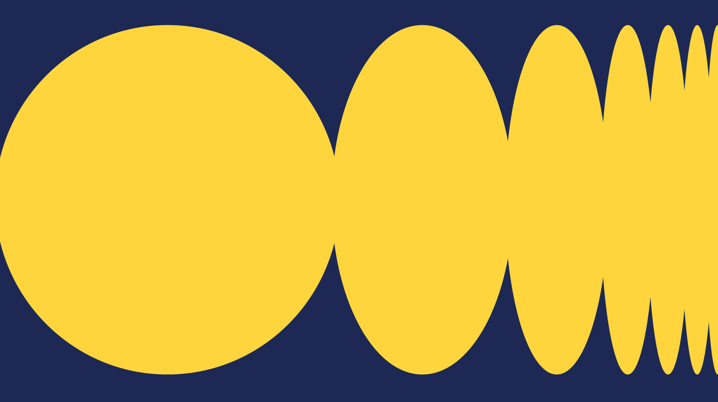 Abstract image in blue and yellow