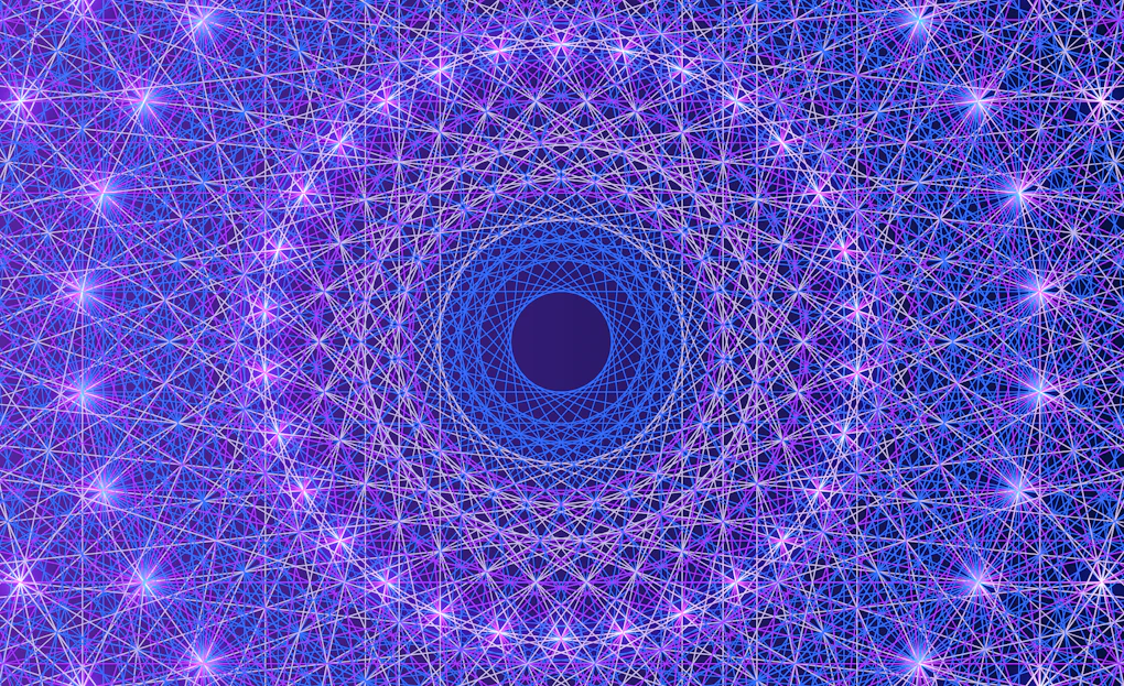 An illustration of many lines connected by nodes.