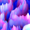 An abstract 3D Multi Сolored Flowing Seamless Pattern representative of a Gaussian multiplicative chaos plot.