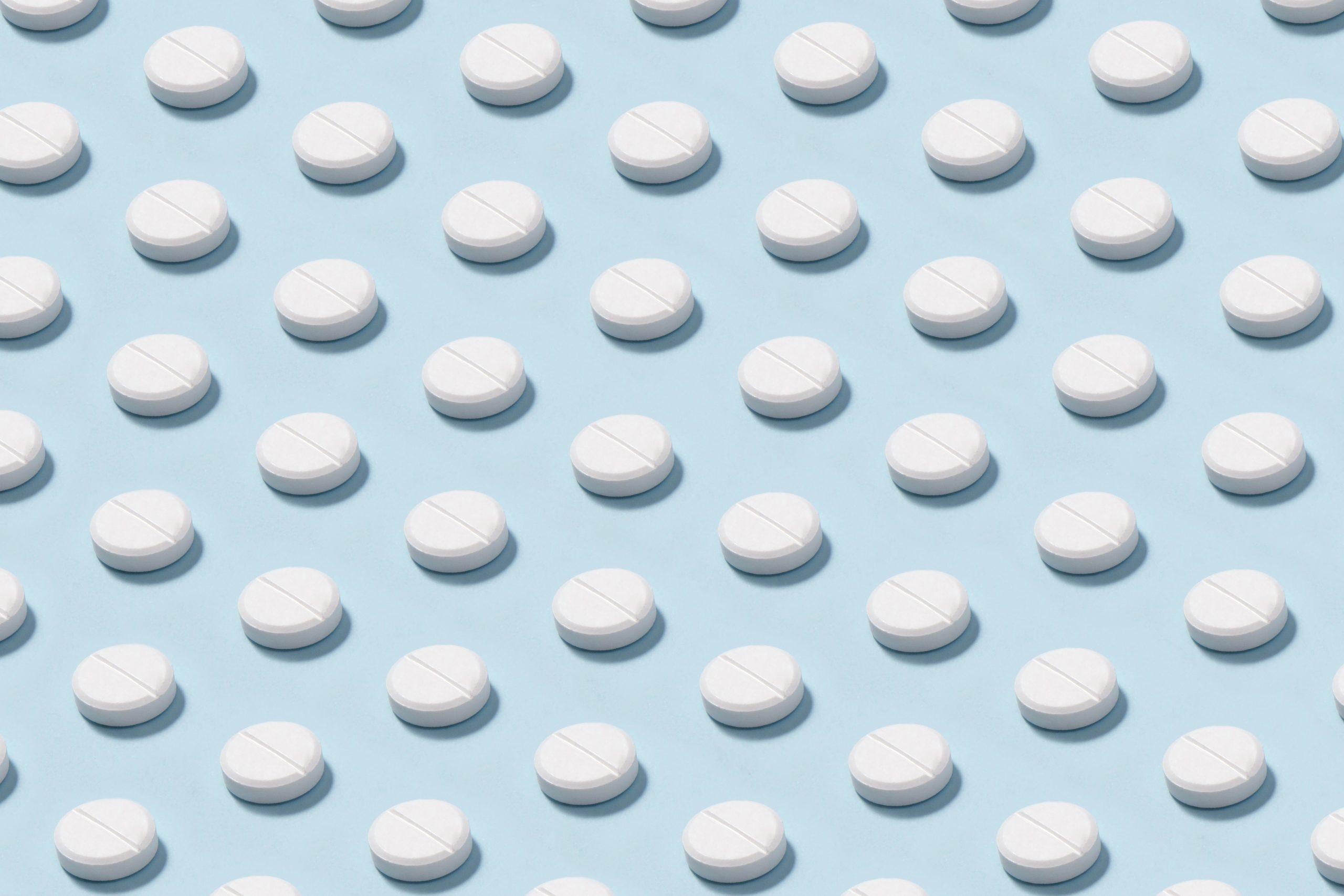 White Circle Shaped Pills