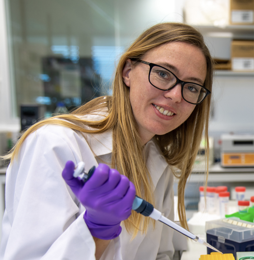 Headshot of SFARI Investigator Madeline Lancaster.