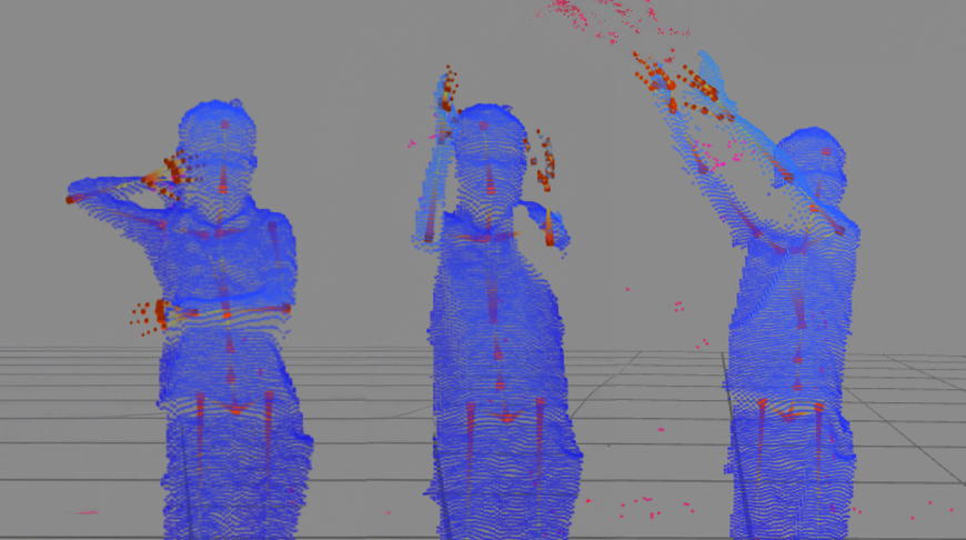 3D digital imaging from Kinect point tracking.