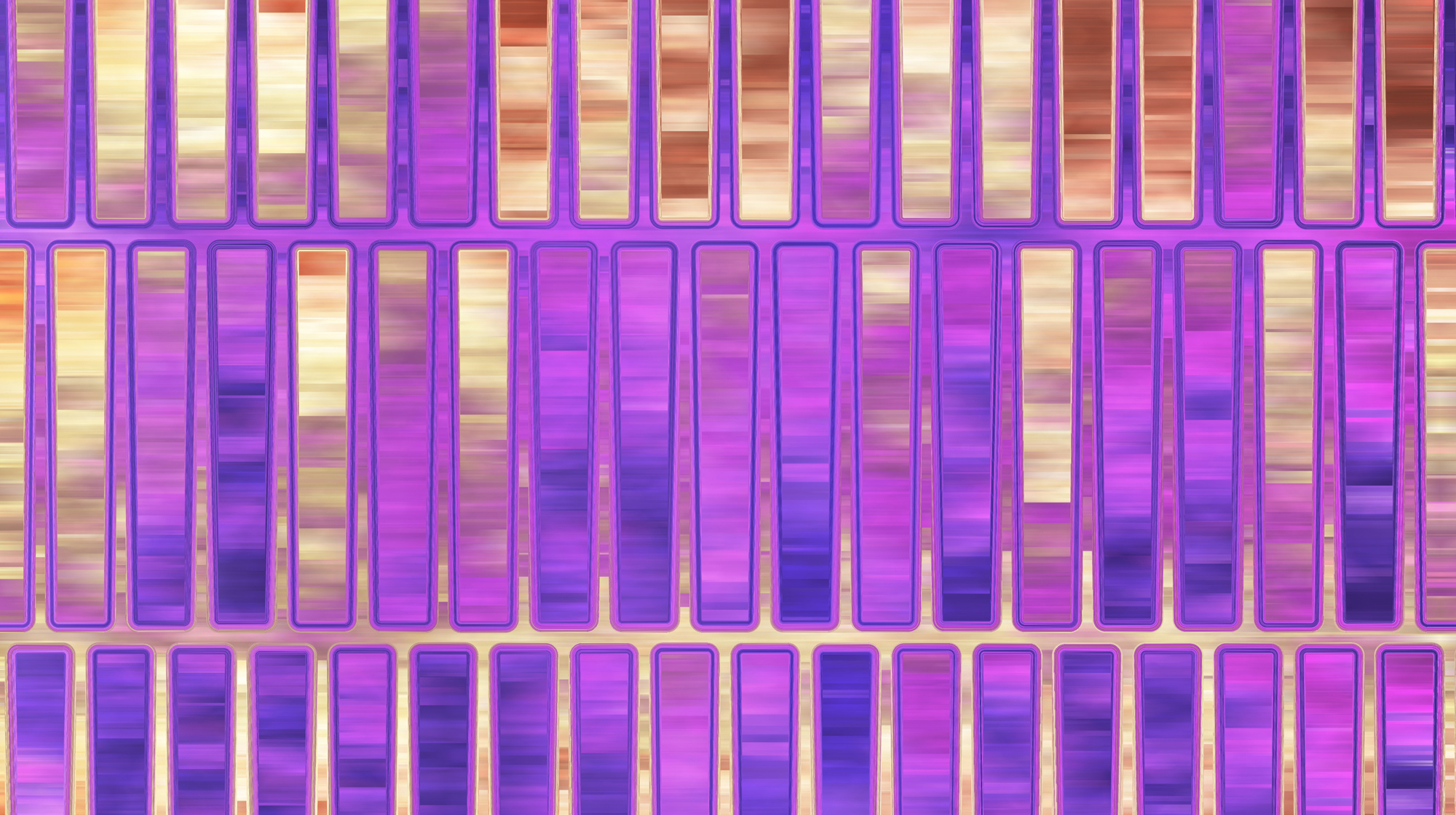 Abstract pink tissue sample mosaic.